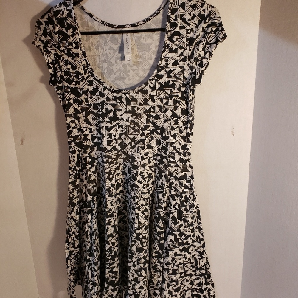 Aeropostale Black and white patterned dress
